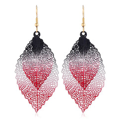 Vintage Leaves Drop Earrings